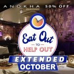 Anokha Indian Eat out to help out extended restaurants October