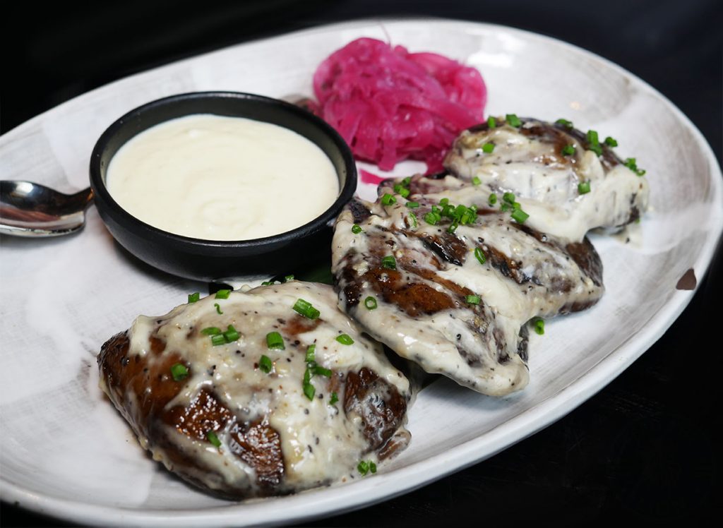 Flesh & Buns Japanese Izakaya Oxford Street Halal restaurant bao buns