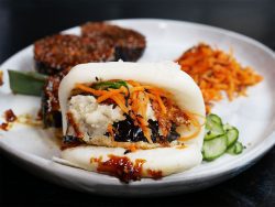 Flesh & Buns Japanese Izakaya Oxford Street Halal restaurant bao buns