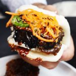 Flesh & Buns Japanese Izakaya Oxford Street Halal restaurant bao buns