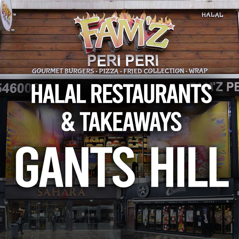 Halal restaurants & takeaways in east London's Gants Hill Feed the Lion