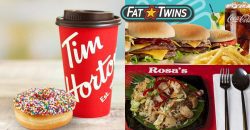 Fat Twins Tim Hortons Rosa's Thai Cafe Restaurants Reading Wales Birmingham