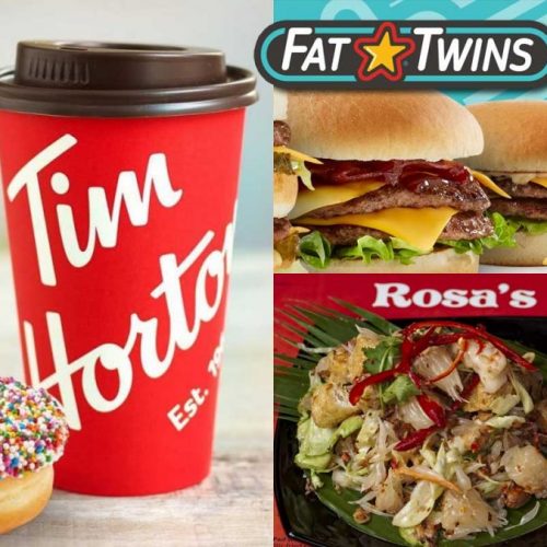 Fat Twins Tim Hortons Rosa's Thai Cafe Restaurants Reading Wales Birmingham
