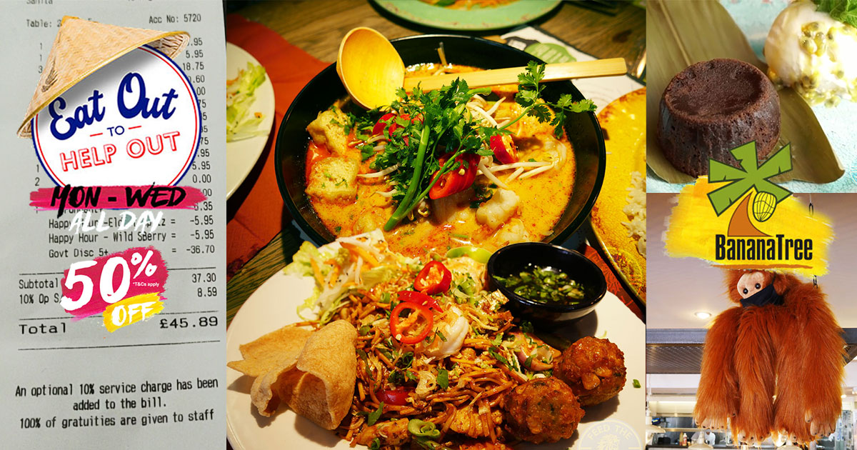 Banana Tree Battersea, London (Eat Out To Help Out) Feed the Lion