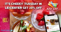 Bombay Bites Braunstone Gate 20% off Just Eat 'Cheeky Tuesdays' Leicester