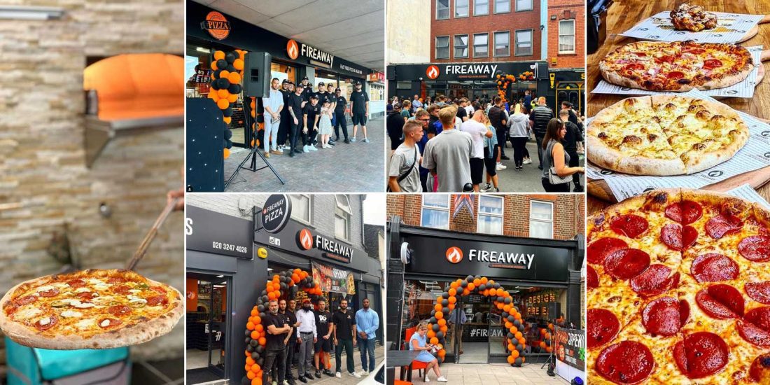 Fireaway bring their pizzas to London, Worcester & Essex Feed the Lion