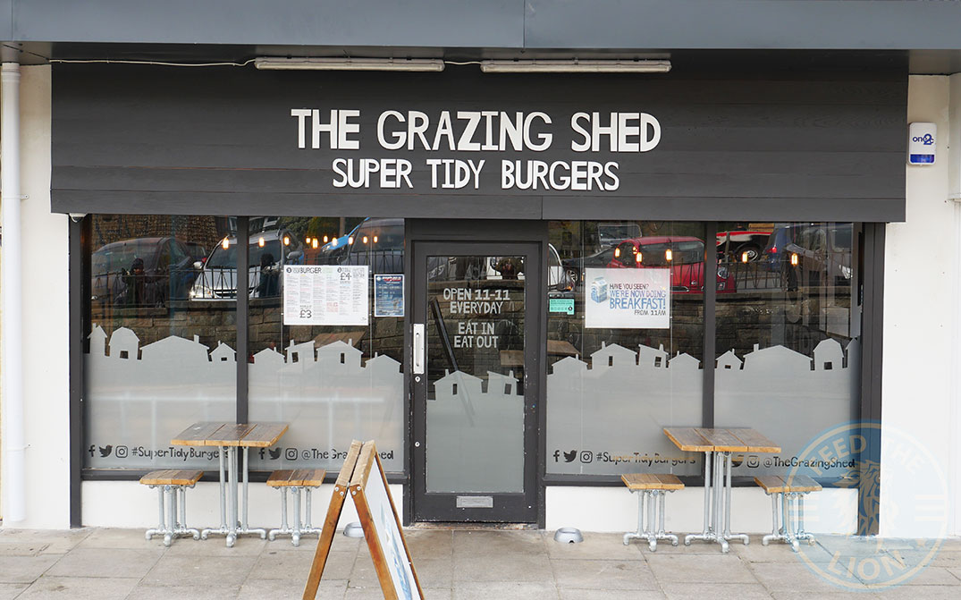 The Grazing Shed Halal Cardiff Burger Restaurant Feed the Lion