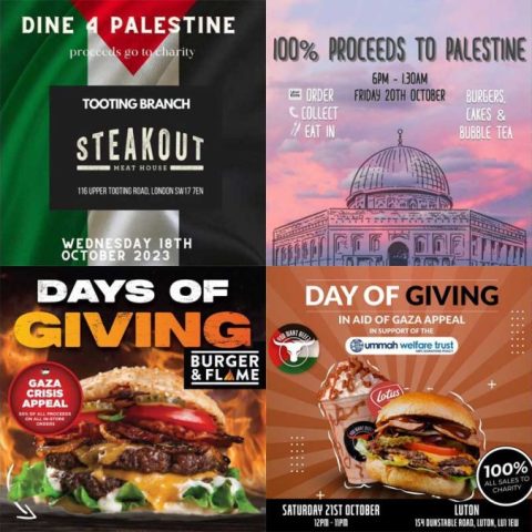 Gaza Restaurant Emergency Aid Appeal Birmingham London Charity