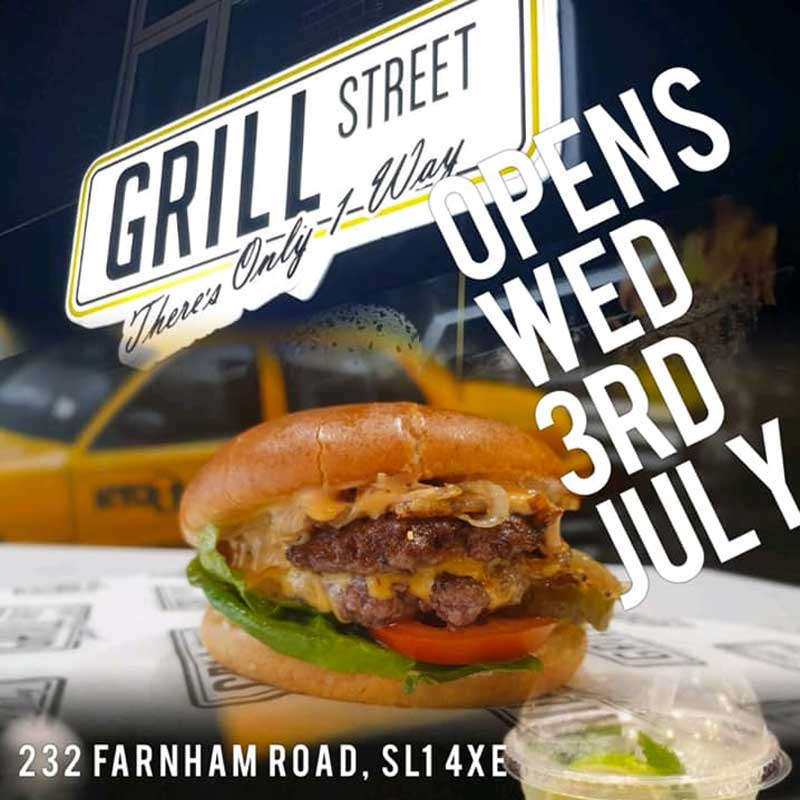 New burger joint Grill Street opens in Slough today Feed