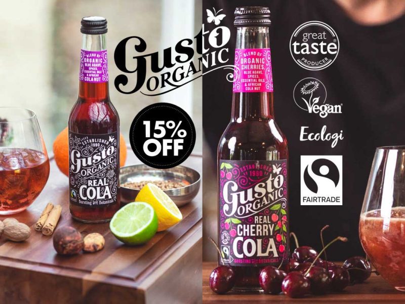Gusto Organic Halal Cola Soft Drink Beverage Coke Pepsi