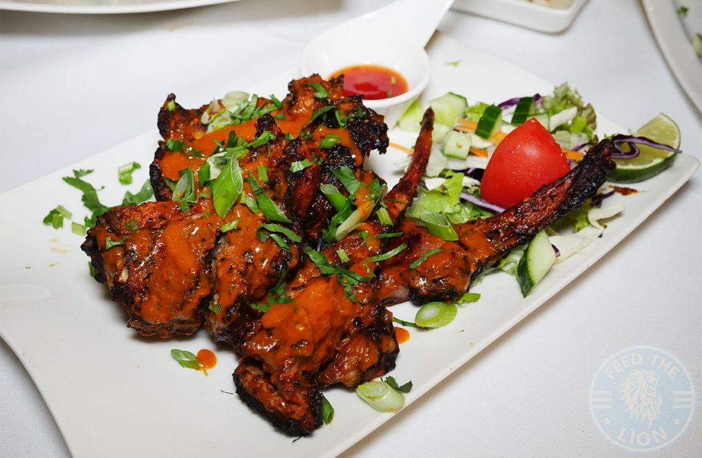 lamb chops Haweli West Ealing Indian curry Halal restaurant