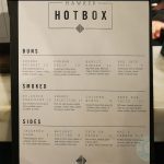 menu Hot Box Hawley wharf Camden market Halal smoked meat