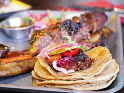 Hot Box Hawley wharf Camden market Halal smoked meat