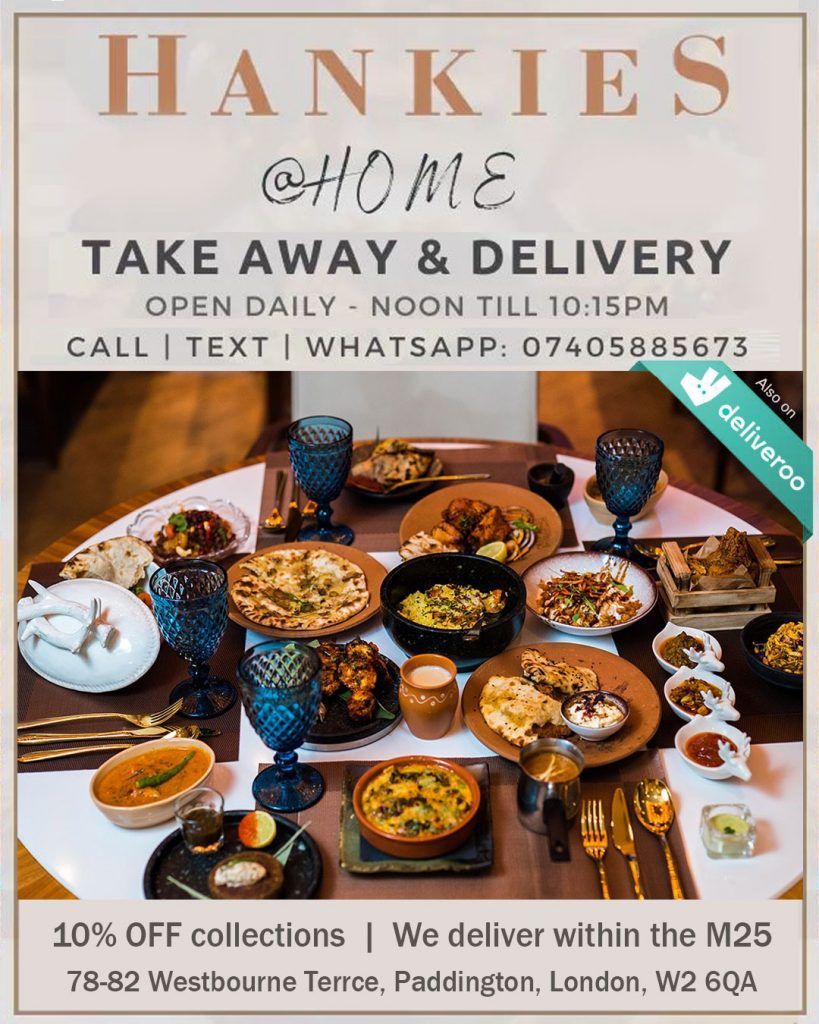 Hankies Marble Arch Delivery Takeaway Collection London Restaurants