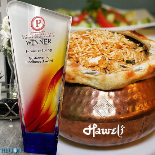 Haweli Ealing Indian Restaurant London Prestige Award