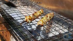 chicken kebab issho-ni Behnal Halal Japanese
