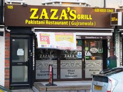 Zaza's grill Ilford Halal East London restaurant curry dessert