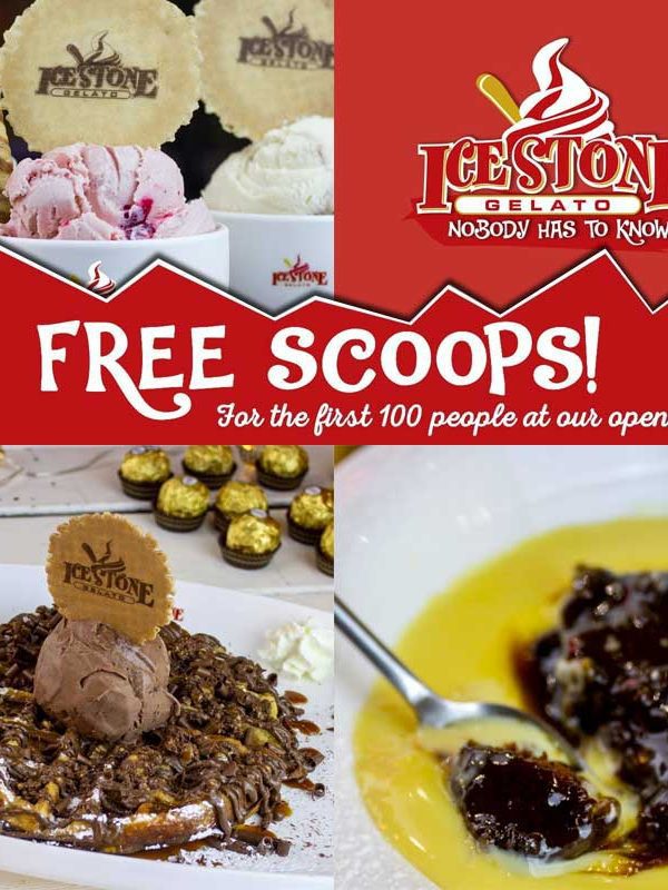 Free ice cream at Icestone Gelato launch in Durham Feed the Lion