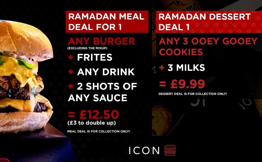 Icon Burgers Huddersfield Iftar Ramadan