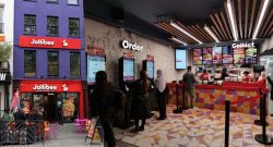 Jollibee Philippines Halal chicken fast food burger wings restaurant Leicester Square UK