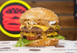 Junglees Smash burger halal gourmet burgers wings restaurant Ilford East London