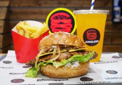 Junglees Smash burger halal gourmet burgers wings restaurant Ilford East London