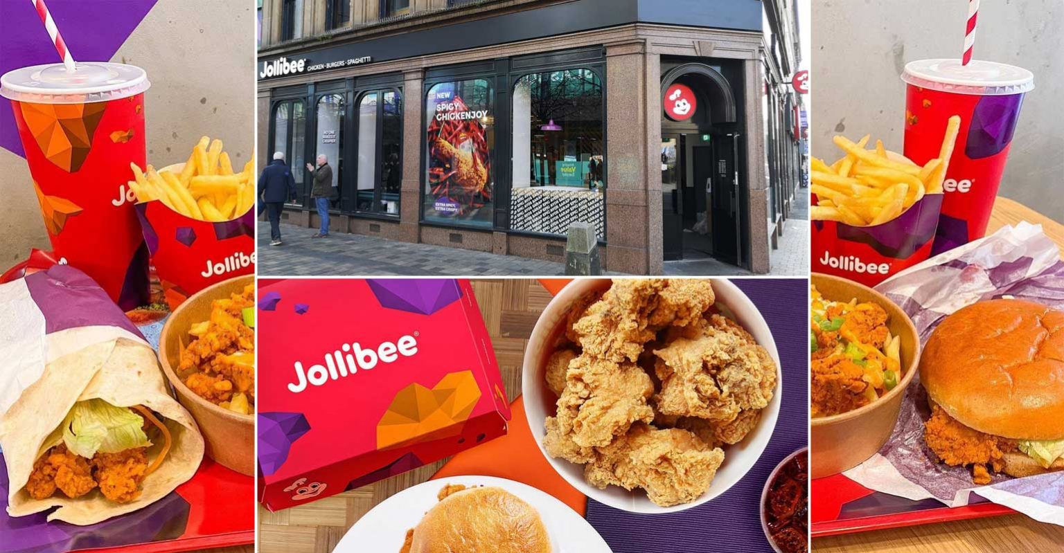 Jollibee Halal Filipino Restaurant Scotland Glasgow Feed the Lion