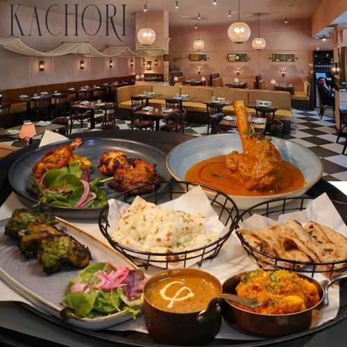 Kachori Indian Halal food fine dining restaurant Elephant Park in London