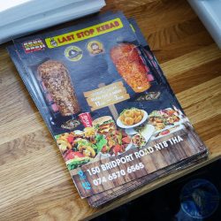 menu Last Stop Kebab Bus fast food restaurant Halal Turkish Edmonton