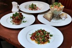 Mr White's English Chophouse Steakhouse Halal Fine dining London Whitechapel restaurant