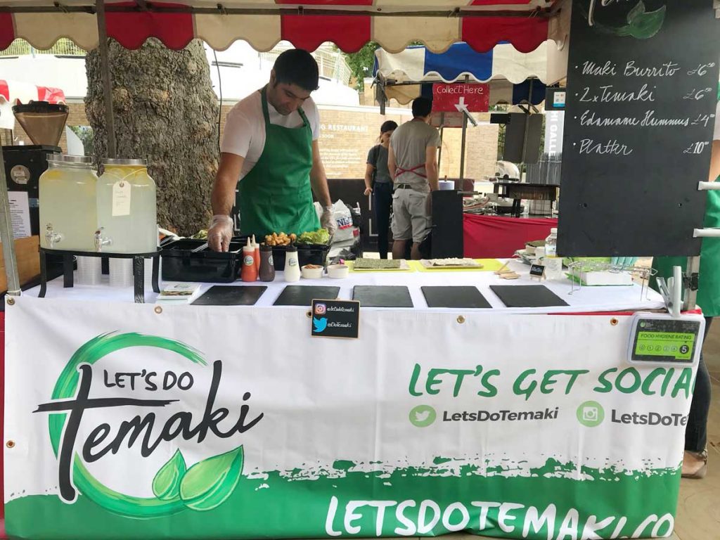 Let's Do Temaki Halal Street Food Market London