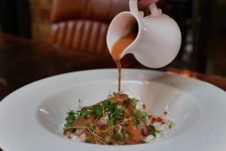 Mr White's English Chophouse Steakhouse Halal Fine dining London Whitechapel restaurant