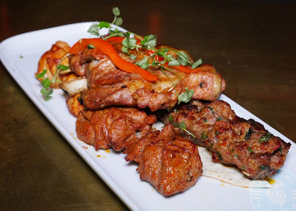 <strong>Mixed Pit</strong> – Lamb, chicken, Adana, ribs, lamb chop, £28.00