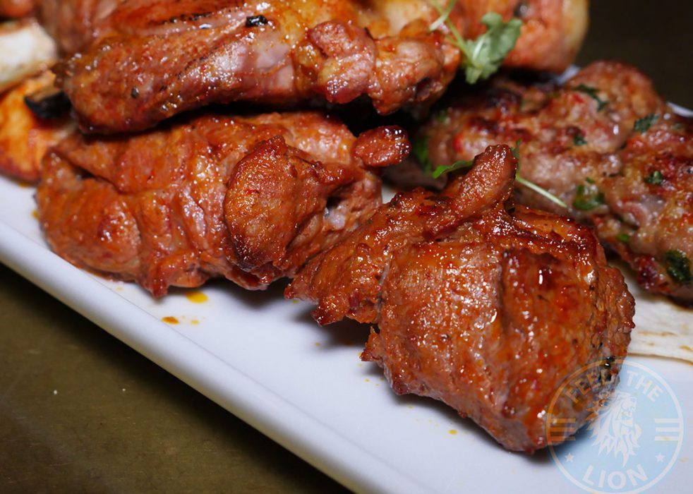 <strong>Mixed Pit</strong> – Lamb, chicken, Adana, ribs, lamb chop, £28.00