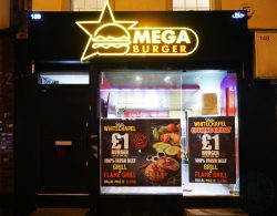 Mega Burger HMC Halal Restaurant McDonald's Burger King Walthamstow London