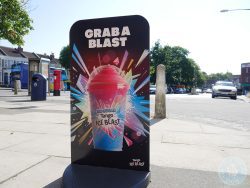 Tango Ice Blast Manzano's peri peri Halal chicken restaurant Wales Bristol Reading