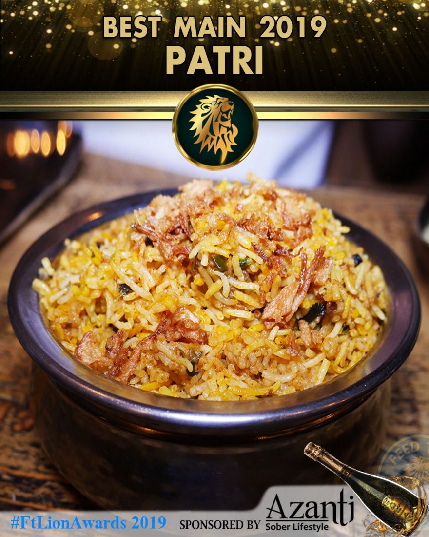 Biryani Rice Restaurant Awards London Indian Patri