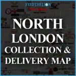 North London Halal London Delivery Takeaway Map