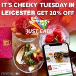 Bombay Bites Braunstone Gate 20% off Just Eat 'Cheeky Tuesdays' Leicester