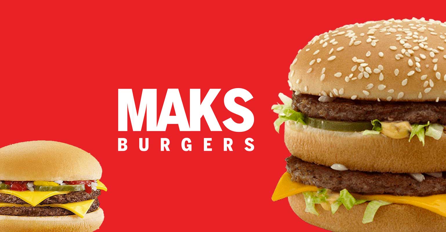Maks Burgers London McDonald's Halal Feed the Lion