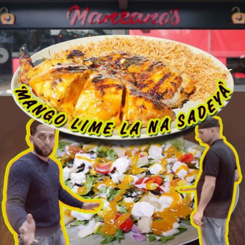Manzano's peri peri Halal chicken restaurant Wales Bristol Reading