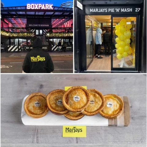 Marjay's Pie n Mash Caribbean London Boxpark Croydon