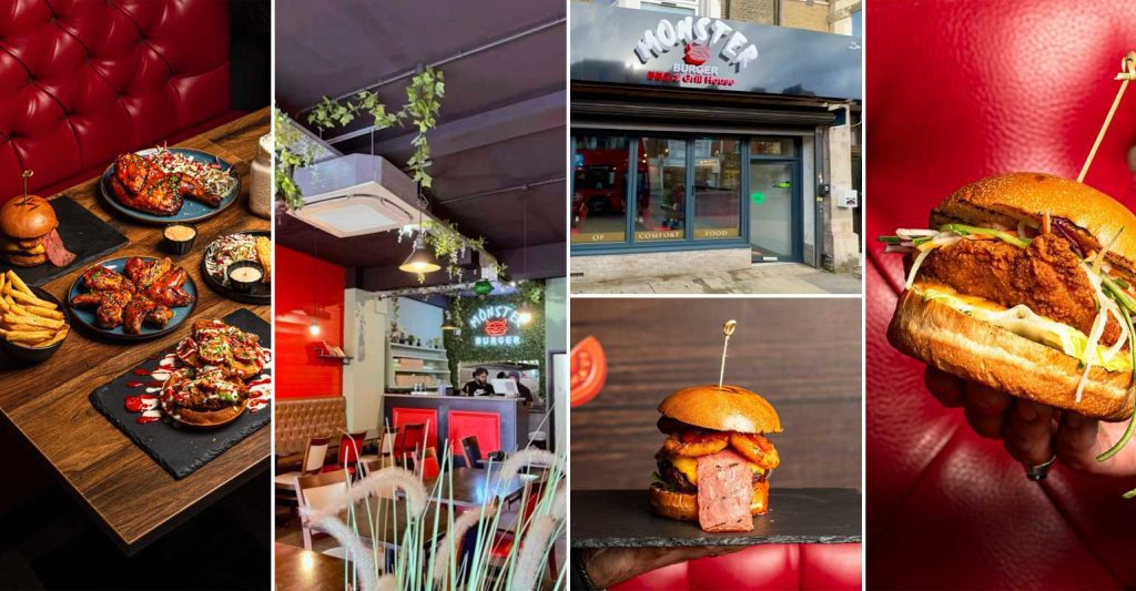 Monster Burger Halal Restaurant London Ilford
