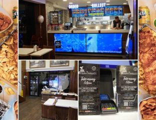 Mother Hubbard's Halal Fish & Chips Restaurant Cheetham Hill Manchester