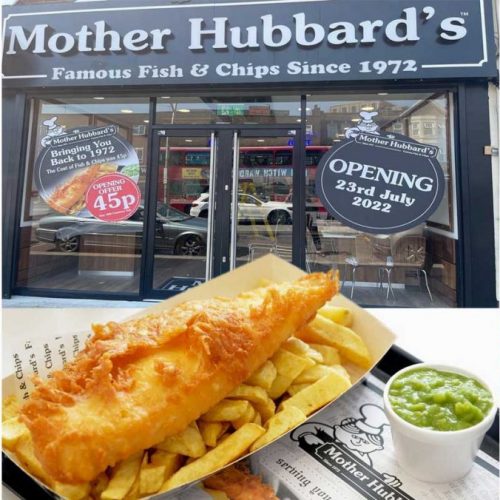 Mother Hubbard's Halal Restaurant Fish Chips London Gants Hill
