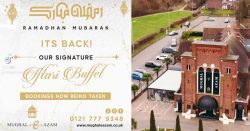 Mughal-e-Azam Halal Restaurant Ramadan Birmingham