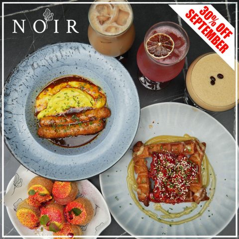 NOIR South Woodford Halal fine dining lunch menu restaurant
