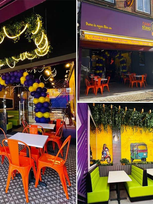 Naan Staap launch cafe in east London's Gants Hill Feed the Lion