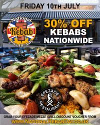 National Kebab Day Halal restaurant Efezade-Mezze-Grill