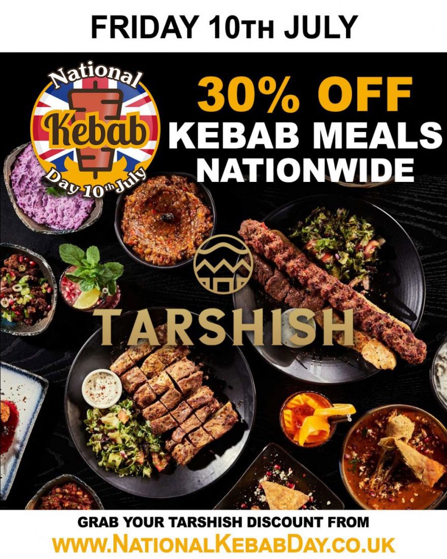 National Kebab Day Halal restaurant Tarshish Wood Green Feed the Lion